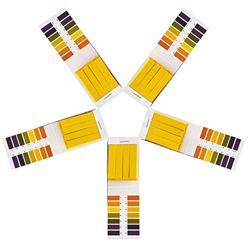 auons PH Test Strips 400 Strips, Professional Universal pH.1-14 Test Paper for Teaching, Chemistry Experiment, Water, Soil, Fruits, Diet PH Monitoring