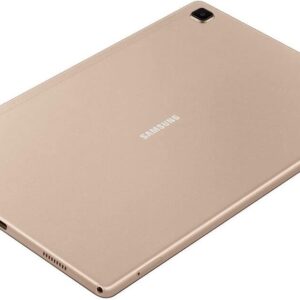 SAMSUNG Galaxy Tab A7 10.4'' (2000x1200) TFT Display Wi-Fi Tablet Bundle, 3GB RAM, 64GB Storage, Bluetooth, Android 10 OS, Gold + Accessories