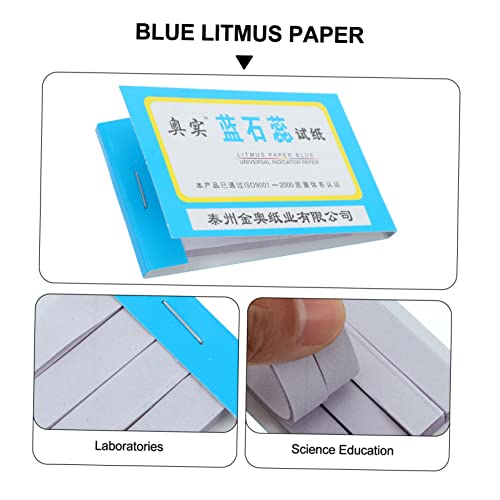 PLAFOPE 5 Packs 400 Sheets Test Paper Experiment Litmus Acid Paper ph Monitoring Litmus Paper PH Acid Paper ph Litmus Test ph Litmus Paper Acid Litmus Paper ph Sticks Balance bar Neutral