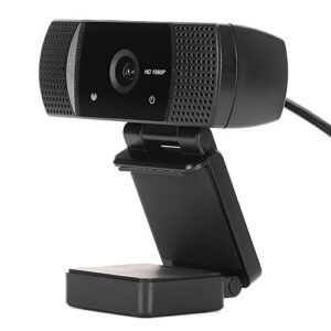 zyyini bindpo mini webcam with stereo microphone, usb2.0m hd 1080p web camera for pc computer laptop, plug and play, streaming webcam for skypezoomyoutubewechat (black)