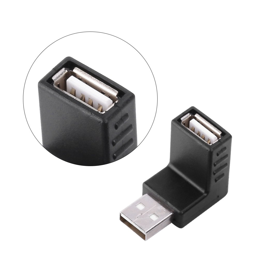 Heayzoki USB Male to Female, USB Female USB Female Adapter, USB Micro to USB A, OTG Adapter Converter for Computer Tablet PC Mobile Phone -40 Pack