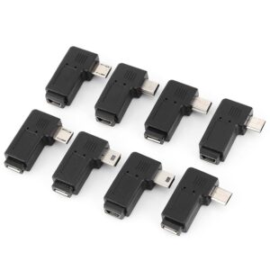 Heayzoki USB Male to Female, USB Female USB Female Adapter, USB Micro to USB A, OTG Adapter Converter for Computer Tablet PC Mobile Phone -40 Pack