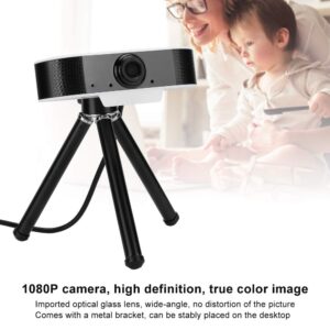 GOWENIC Archuu Computer Camera, Comes with a Metal Bracket, 2.0 Megapixels Networks Teaching Web Camera, Webcam Suitable for Remote Office Video Conference,