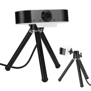 GOWENIC Archuu Computer Camera, Comes with a Metal Bracket, 2.0 Megapixels Networks Teaching Web Camera, Webcam Suitable for Remote Office Video Conference,