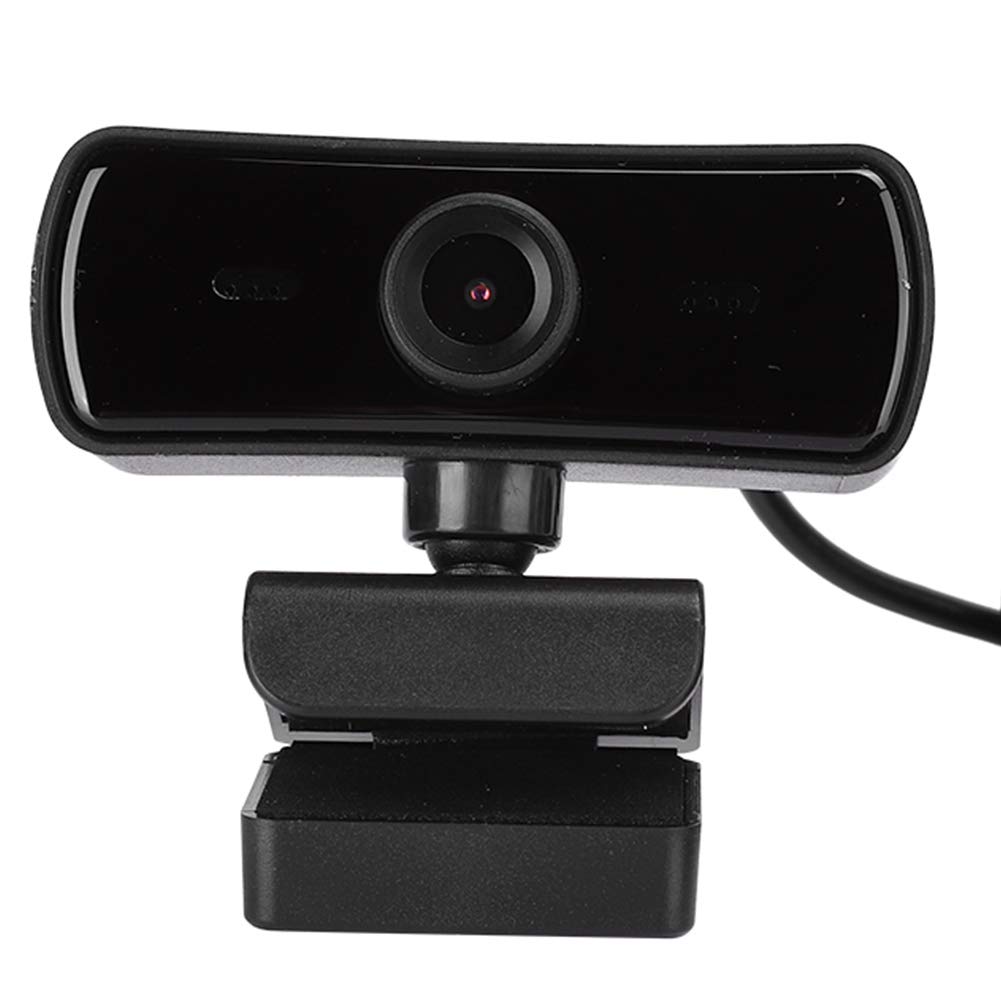 Oumij1 Computer Webcam - 360 Degree Rotation USB Camera - Built in Microphone - Plug and Play - for Live BroadcastNet ClassVideo Meeting (Black)