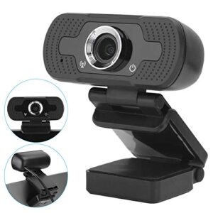 Pomya 1080P Webcam - Computer Camera with Built in Noise Reduction Directional Microphone - for PC Laptop Desktop - for Video Calling, Conferencing, Gaming