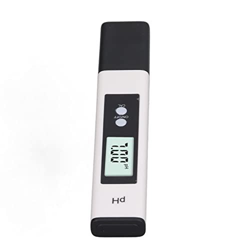 PH Detector Sensitive PH Meter Fast Speed White Backlit Display Alloy Probe for Aquaculture