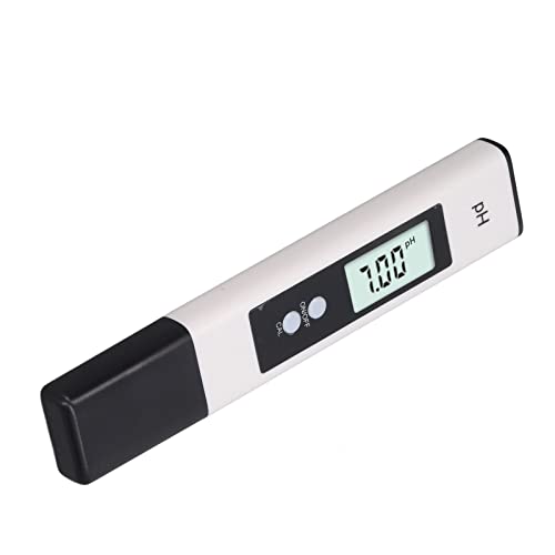 PH Detector Sensitive PH Meter Fast Speed White Backlit Display Alloy Probe for Aquaculture