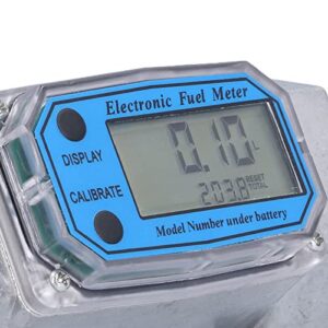 Electronic Digital Flow Meter Turbine Flow Meter Electronic Digital Fuel Liquid Water Gas Oil Flowmeter 2in 2.3V‑3.3V LLW‑50