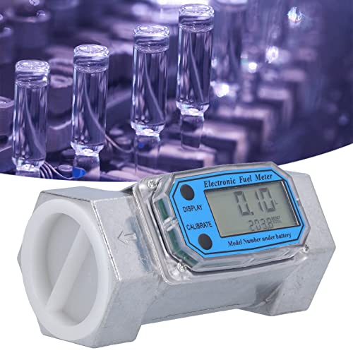 Electronic Digital Flow Meter Turbine Flow Meter Electronic Digital Fuel Liquid Water Gas Oil Flowmeter 2in 2.3V‑3.3V LLW‑50