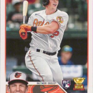 2023 Topps #250 Adley Rutschman RC Rookie Baltimore Orioles Baseball Trading Card