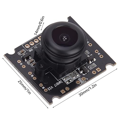 Marukio USB Camera Module OV3660 Chip USB2.0 Output 2048 x 1536 15fps 110° Support Mobile OTG for WinXP/for Win7 / for Win8 / for Win10 / for OSX/for Linux/for Android System