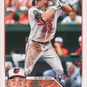 2023 Topps #206 Gunnar Henderson RC Rookie Baltimore Orioles Baseball Trading Card