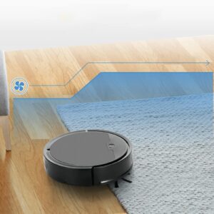 FOTABPYTI Sweeping Robot Vacuum Cleaner, Powerful Adsorption APP Control Long Range Automatic Vacuum Cleaner for Sweeping