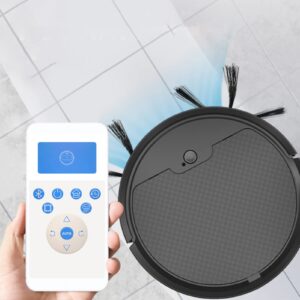 FOTABPYTI Sweeping Robot Vacuum Cleaner, Powerful Adsorption APP Control Long Range Automatic Vacuum Cleaner for Sweeping