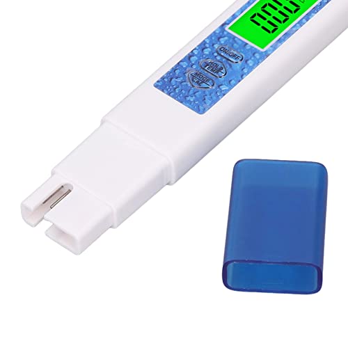 Water Quality Meter, PH Meter Highly Sensitive Digital Display 4 in 1 for Aquariums