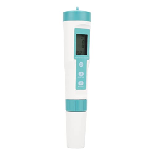 Digital Water Quality Meter, Water Quality Testing Pen Backlight Display Handheld PH TDS Temperature EC Salinity SG ORP for Swimming Pool