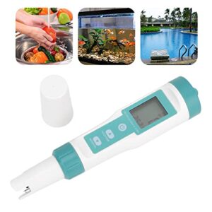 Digital Water Quality Meter, Water Quality Testing Pen Backlight Display Handheld PH TDS Temperature EC Salinity SG ORP for Swimming Pool