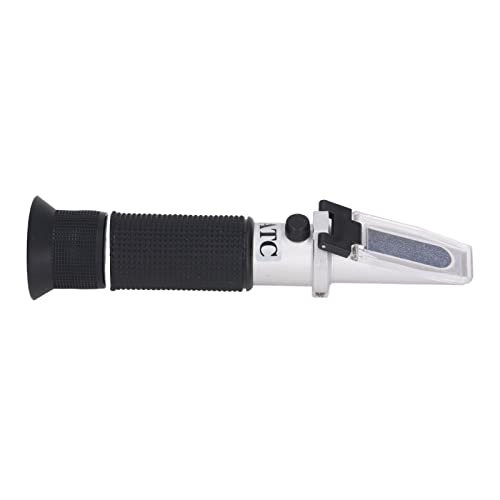 Sugar Refractometer Tester, Lightweight Brix Meter Refractometer ATC 0‑32% Handheld for Kitchen