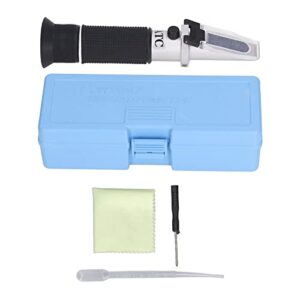 Sugar Refractometer Tester, Lightweight Brix Meter Refractometer ATC 0‑32% Handheld for Kitchen