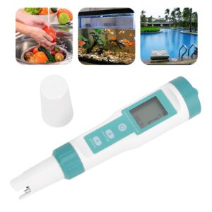 Digital Water Quality Meter, Water Quality Testing Pen PH TDS Temperature EC Salinity SG ORP Multifunctional for Aquaculture