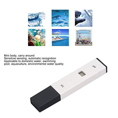 PH Test Pen 0-14pH Sensitive Automatic Identification Stable Performance Portable Aquaculture Swimming Pool PH Meter