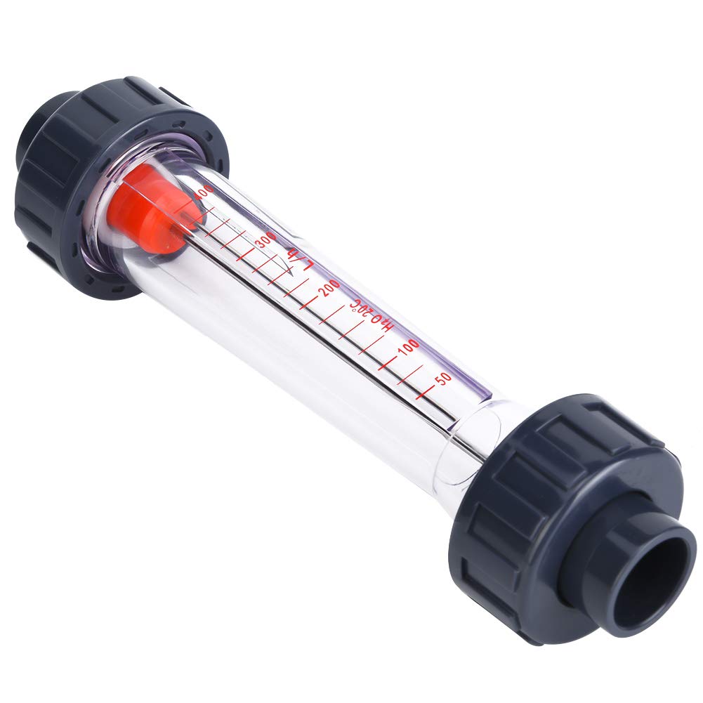 LZS-20（D）Liquid Flowmeter 40-400L/H Liquid Flowing Rate Gauge 25mm/1in Liquid Flowing Meters High Accuracy Water Rotameter Hydraulic Valve Fittings