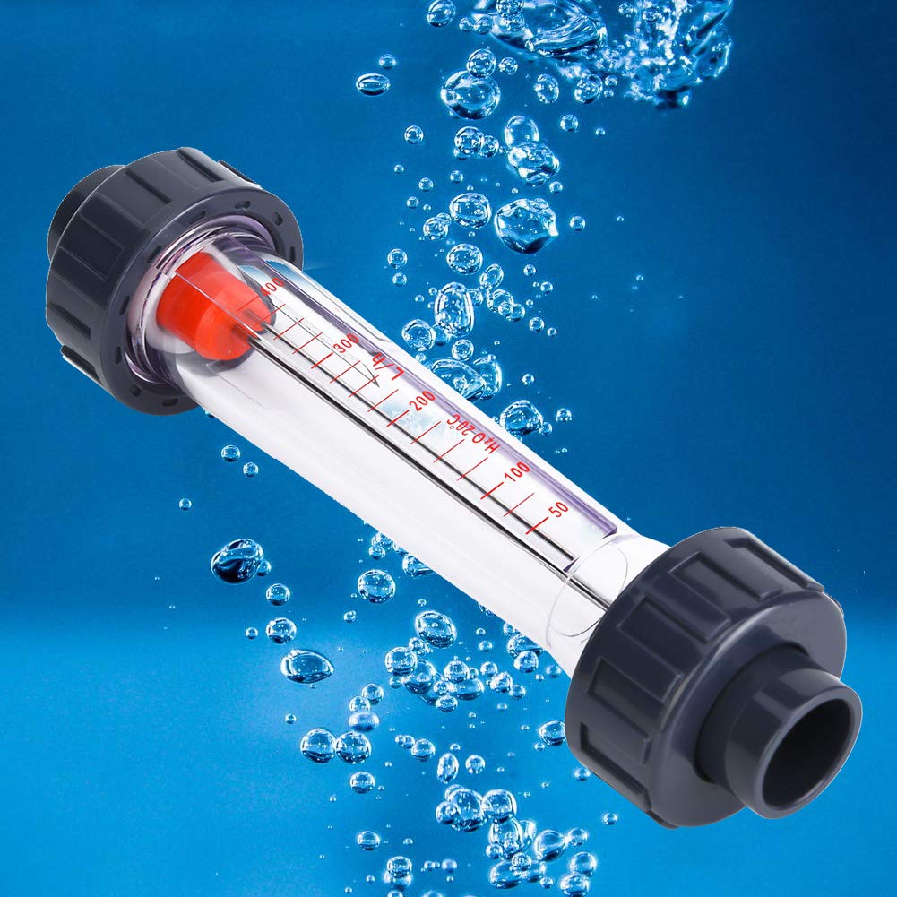 LZS-20（D）Liquid Flowmeter 40-400L/H Liquid Flowing Rate Gauge 25mm/1in Liquid Flowing Meters High Accuracy Water Rotameter Hydraulic Valve Fittings