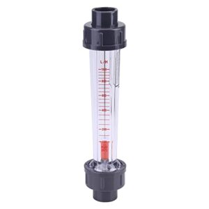 lzs-15d elbow flowmeter 100‑1000l/h liquid flowing meters instantaneous liquid flowing rate gauge transparent water rotameter liquid measuring tool for dn15(1/2) tube