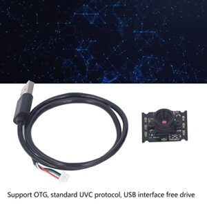 USB Camera Module, 2MP HD 75 Degree Perspective Automatic Focal Point Industrial Camera Module for Phone Notebook