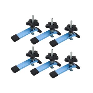 powertec 71168-p3 t-track hold down clamps, 5-1/2" l x 1-1/8" width, 6 pk