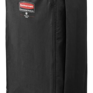 Rubbermaid Commercial Products Cleaning Cart Bag & Commercial Products Executive HYGEN Mop Quick-Connect Frame for Wet/Dry Microfiber Mopping, Fits 18in Mop Pads, Silver/Black, Handle not Included