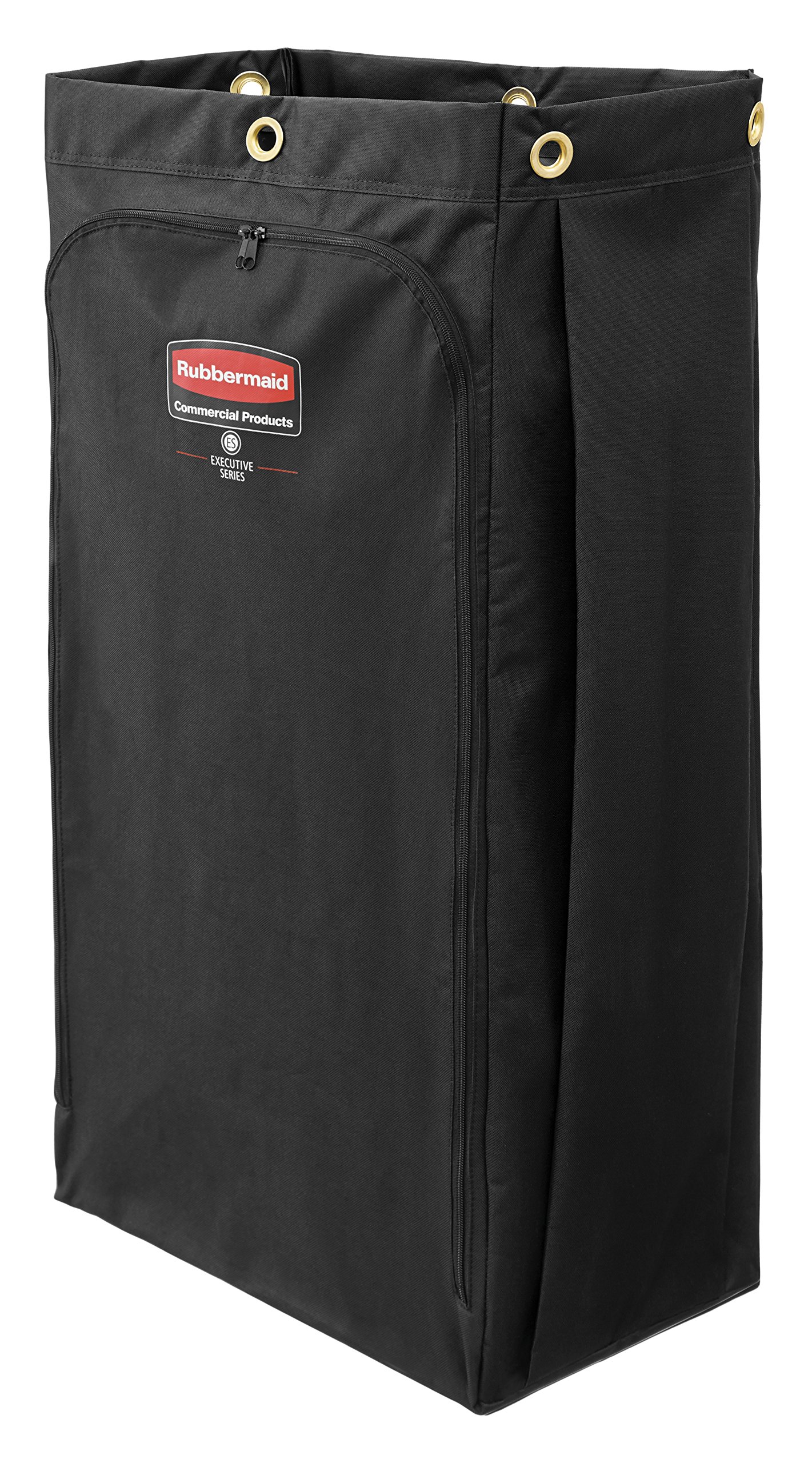 Rubbermaid Commercial Products Cleaning Cart Bag & Commercial Products Executive HYGEN Mop Quick-Connect Frame for Wet/Dry Microfiber Mopping, Fits 18in Mop Pads, Silver/Black, Handle not Included