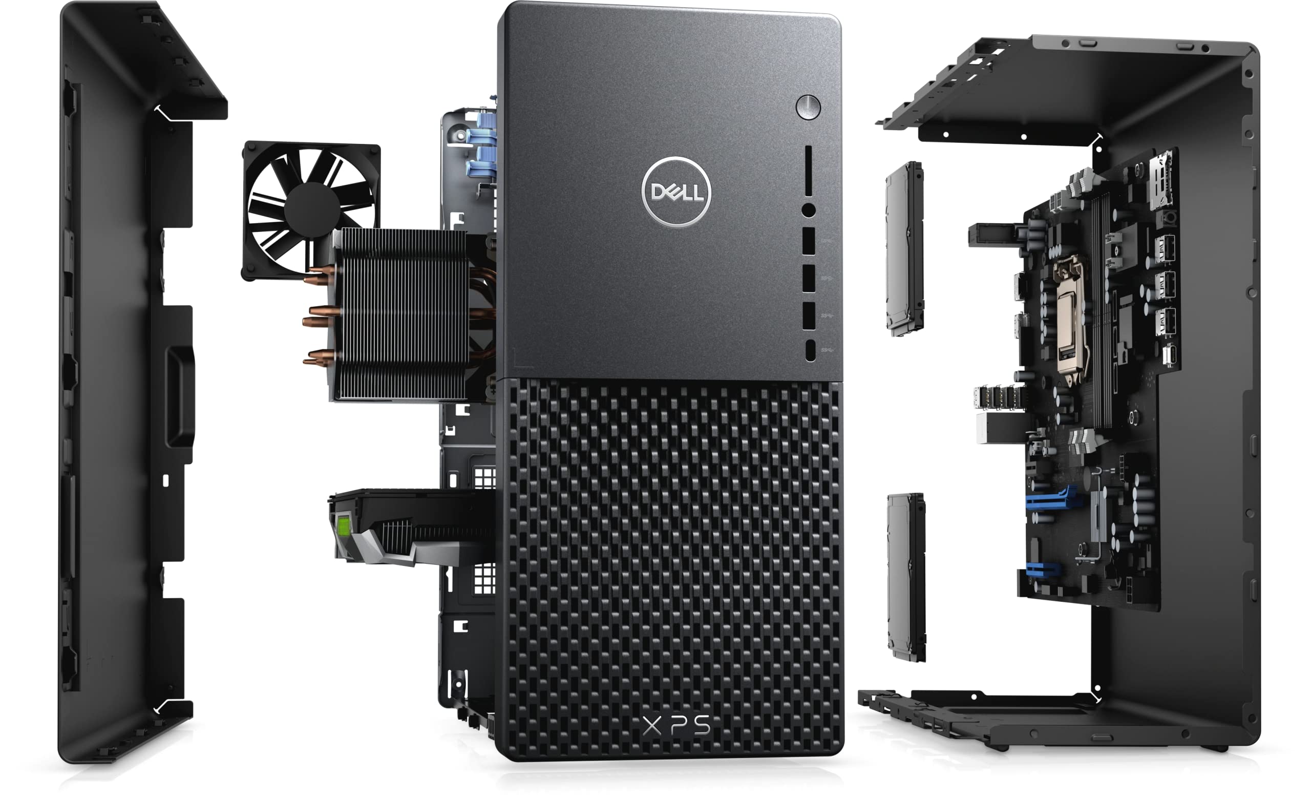 Dell 2022 XPS 8940 Special Edition Desktop Intel 8-Core i7-10700F NVIDIA GeForce RTX 3060 12GB DDR6 16GB DDR4 1TB NVMe SSD 1TB HDD WiFi AX USB-C DP1.4a HDMI2.1 RJ45 Black Windows 11 Pro