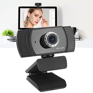 ASHATA 753 1080P Webcam,HD Webcam USB Computer Camera with Builtin Digital Microphone for PC,Video Camera Webcam for Online Teaching Video Calling Recording Conferencing