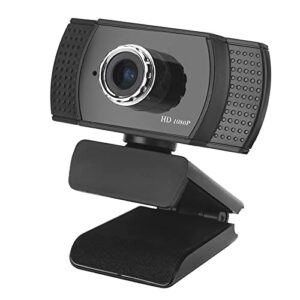 ASHATA 753 1080P Webcam,HD Webcam USB Computer Camera with Builtin Digital Microphone for PC,Video Camera Webcam for Online Teaching Video Calling Recording Conferencing