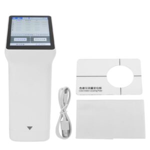 Digital Colorimeter 3.5in Touch Screen Color Difference Analyzer Color Tester for Chroma Sampling