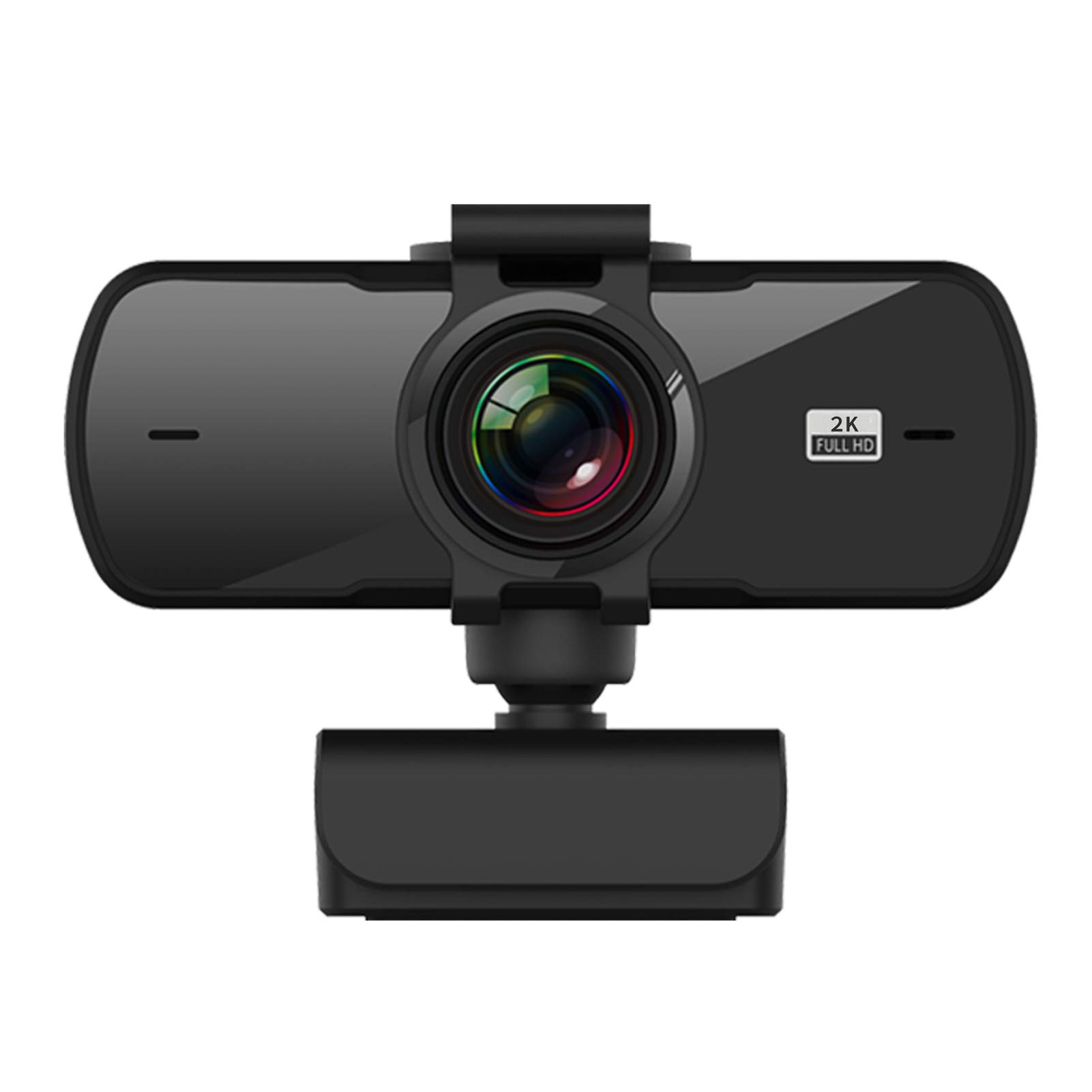 Mini USB Webcam, 2K Full HD Mini Webcam with Microphone, Support 4 Million HD Pixels and 360 Degree Rotation, for Video Conference Live Net Class, for PC Computer Laptop (pc-05)