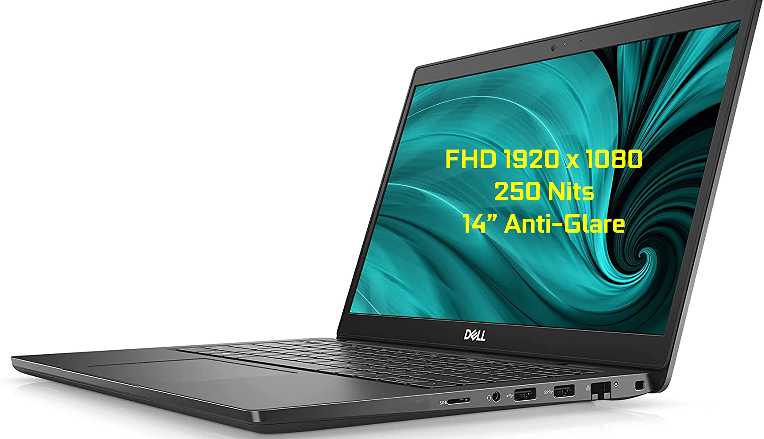 Dell Latitude 3420 Business Laptop 14" FHD, i5-1135G7, 32GB RAM, 512GB NVMe SSD, Webcam, AX Wi-Fi, Bluetooth, Micro SD Card Reader, HDMI, USB Type-C Thunderbolt - Windows 11 Pro (RENEWED)