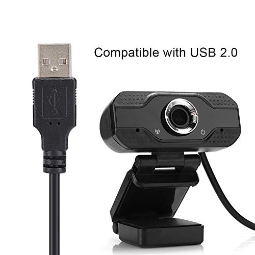 Zyyini Bindpo Computer Camera, 1080P HD USB Web Camera AutoFocus Angle Adjustable PC Camera with Microphone for Video Conferencing, Recording