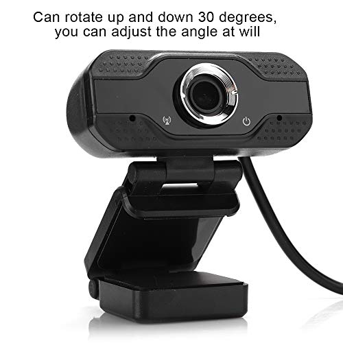 Zyyini Bindpo Computer Camera, 1080P HD USB Web Camera AutoFocus Angle Adjustable PC Camera with Microphone for Video Conferencing, Recording