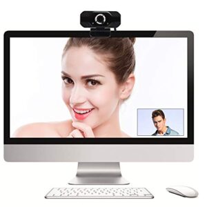 Zyyini Bindpo Computer Camera, 1080P HD USB Web Camera AutoFocus Angle Adjustable PC Camera with Microphone for Video Conferencing, Recording