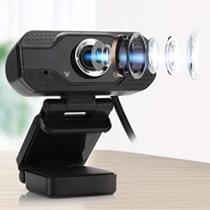 Zyyini Bindpo Computer Camera, 1080P HD USB Web Camera AutoFocus Angle Adjustable PC Camera with Microphone for Video Conferencing, Recording