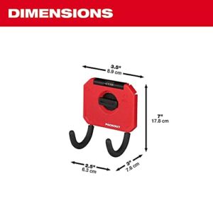 48-22-8335 for Milwaukee 3" PACKOUT Reinforced Curved Hook Length 3.0 in Height 7.0 in Width 3.5 in