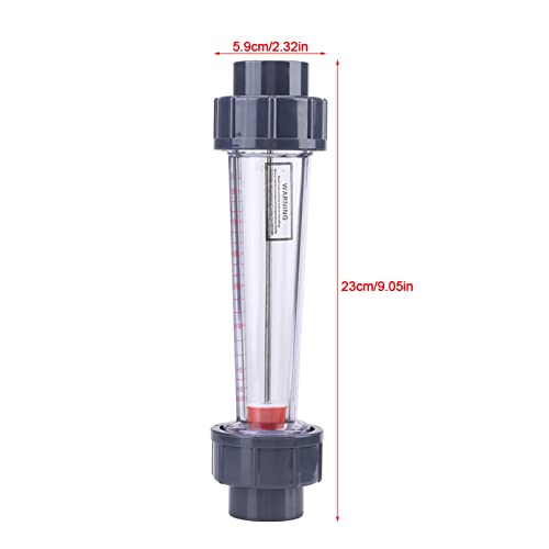 Deosdum Plastic Tube Type LZS-25 Flow Meter 300-3000L/H Water Rotameter