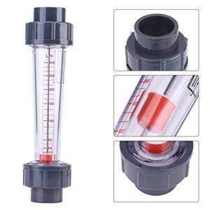 Deosdum Plastic Tube Type LZS-25 Flow Meter 300-3000L/H Water Rotameter