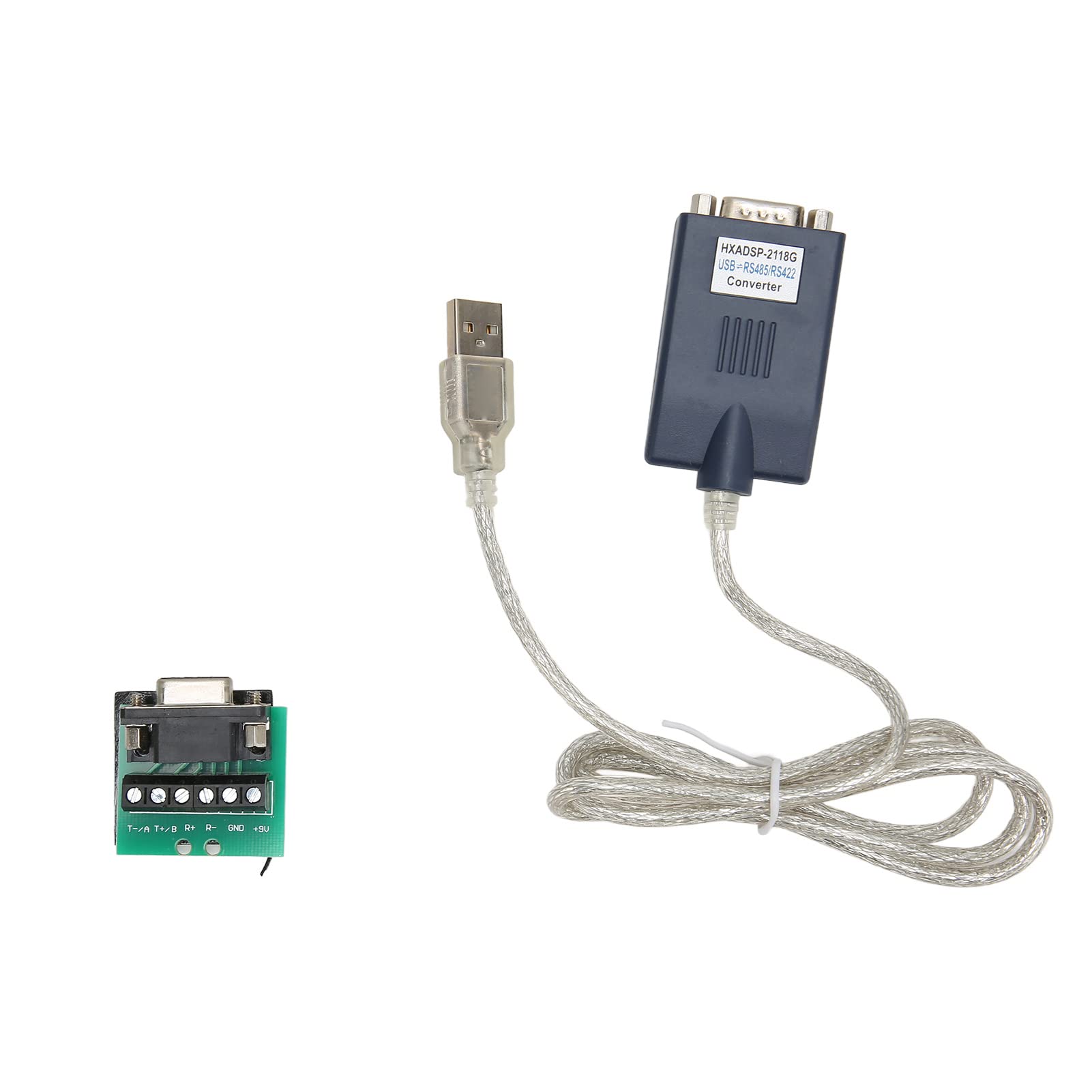 Naroote USB to RS422 Serial Adapter, Easy Connection Widely Compatible USB to RS485 Serial Adapter for Laptop