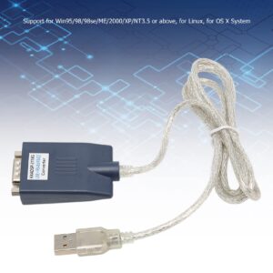 Naroote USB to RS422 Serial Adapter, Easy Connection Widely Compatible USB to RS485 Serial Adapter for Laptop