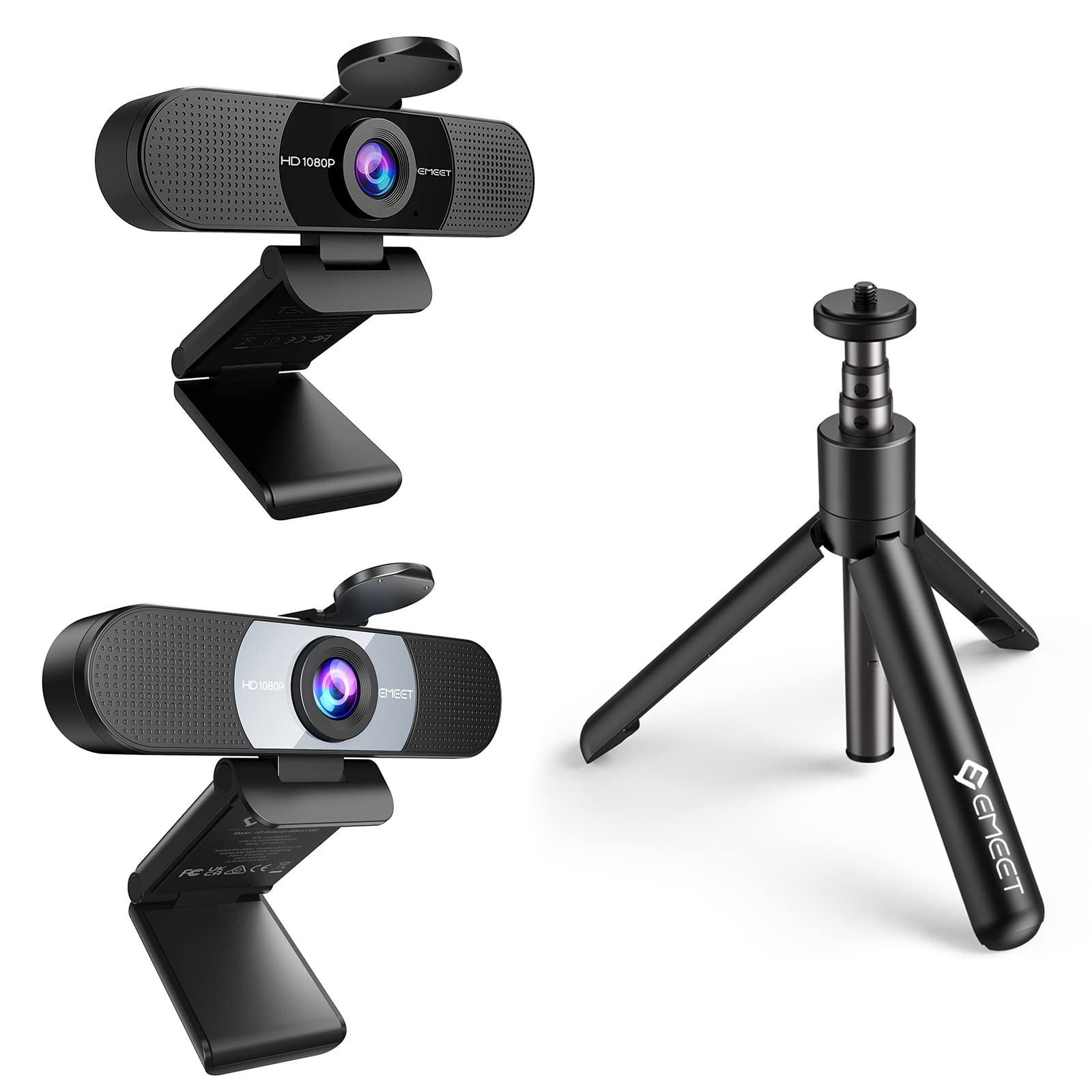 EMEET C960 Web Camera Grey & C960Kit Webcam with Tripod