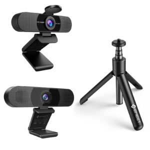 emeet c960kit webcam with tripod 3 in 1 webcam c980pro